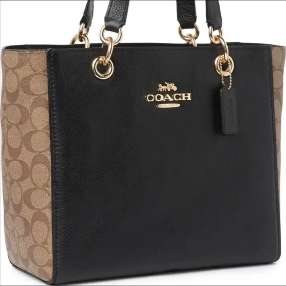 COACH Signature Jess Leather Tote - Picture 2 of 3